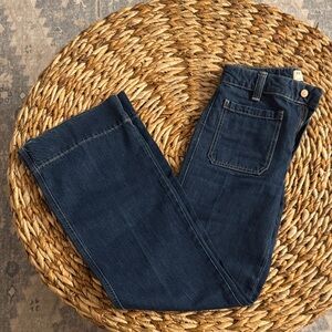 Dark Blue Flare Jeans